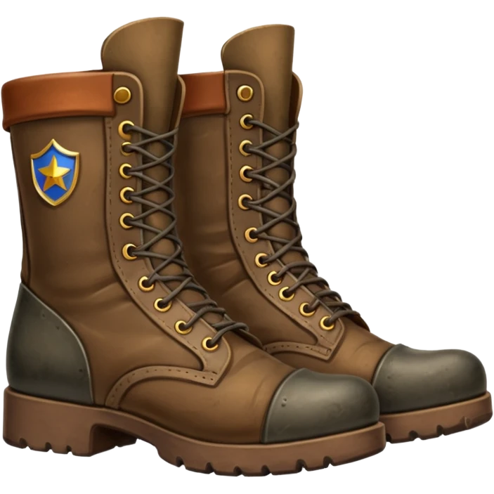 солдатские сапоги  emoji