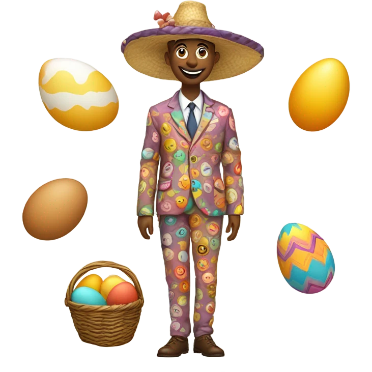 The egg man  emoji