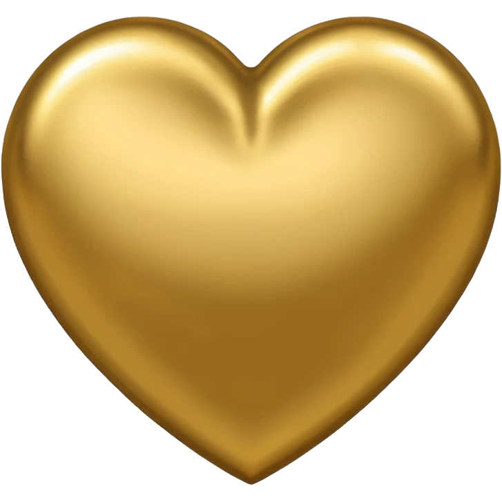 gold heart emoji