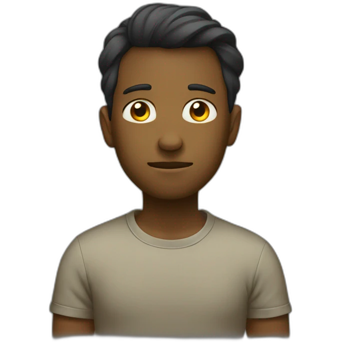 slouching emoji