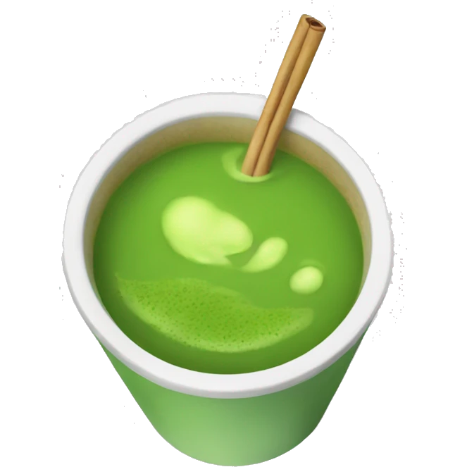 Matcha drink emoji