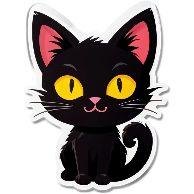 Black cat emoji