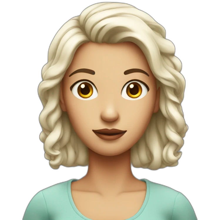 A girl with bombastic side eyes  emoji