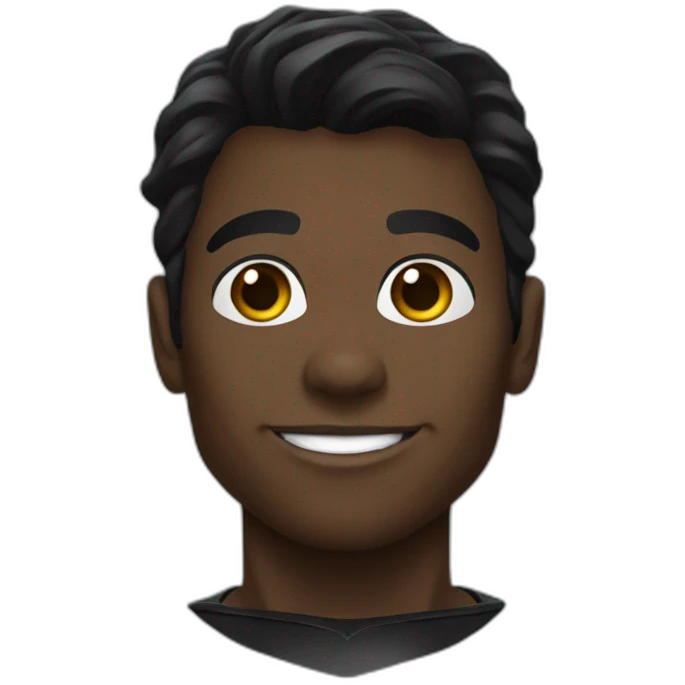Black superman black tinkerbell emoji
