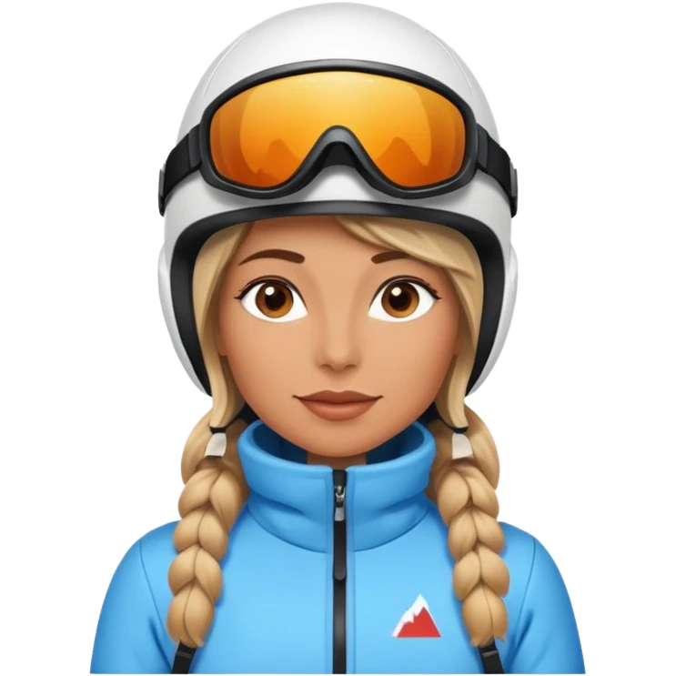 Woman Skiing Matterhorn emoji