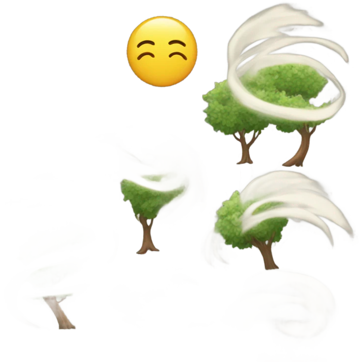 Wind emoji