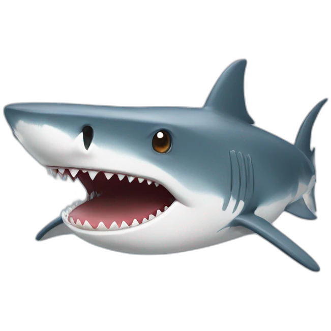 shark saying "hi diogo" emoji