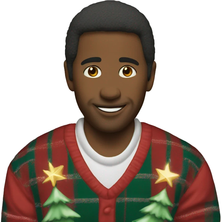 a 1990s Christmas  emoji