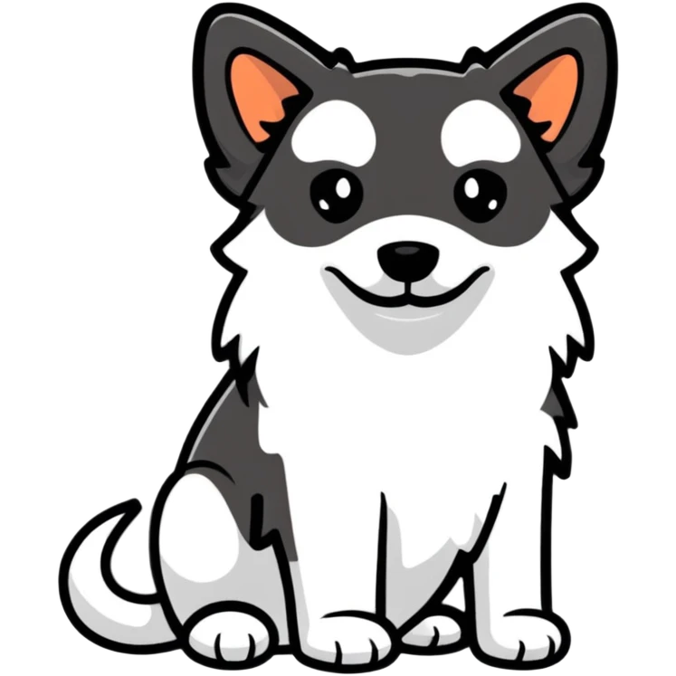 playful dog emoji