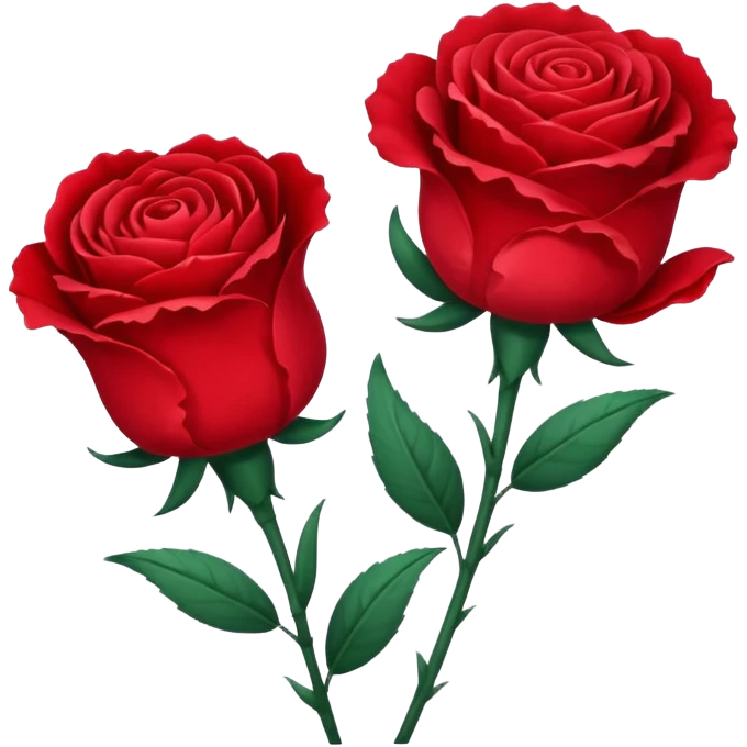 carnation and rose emoji