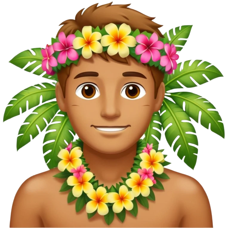 🌺🏝️ emoji