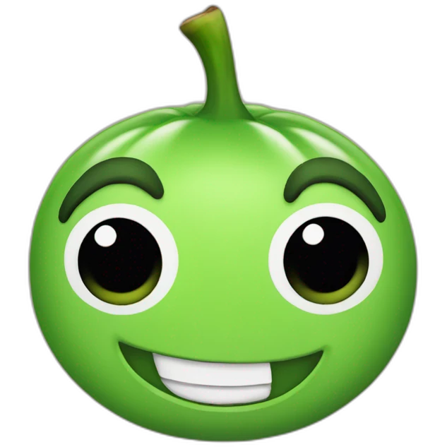 smiling pistaccio emoji