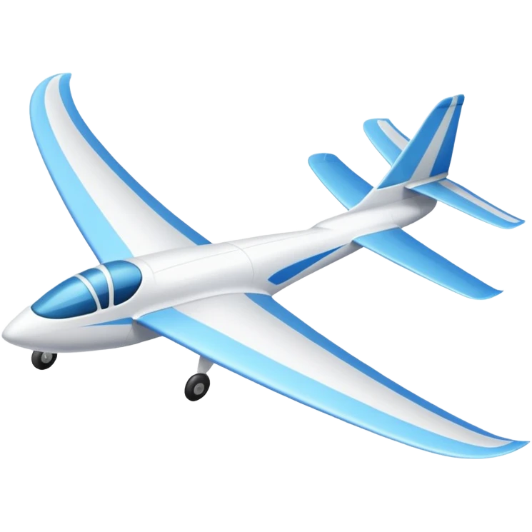 glider, large wingspan, white emoji