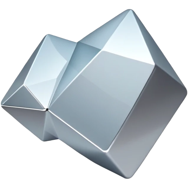 abstract irregular geometric shape with uneven edges and asymmetrical form emoji