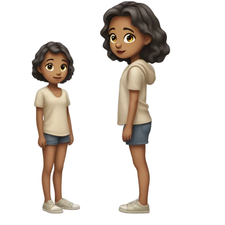 Smallest girl in the world  emoji