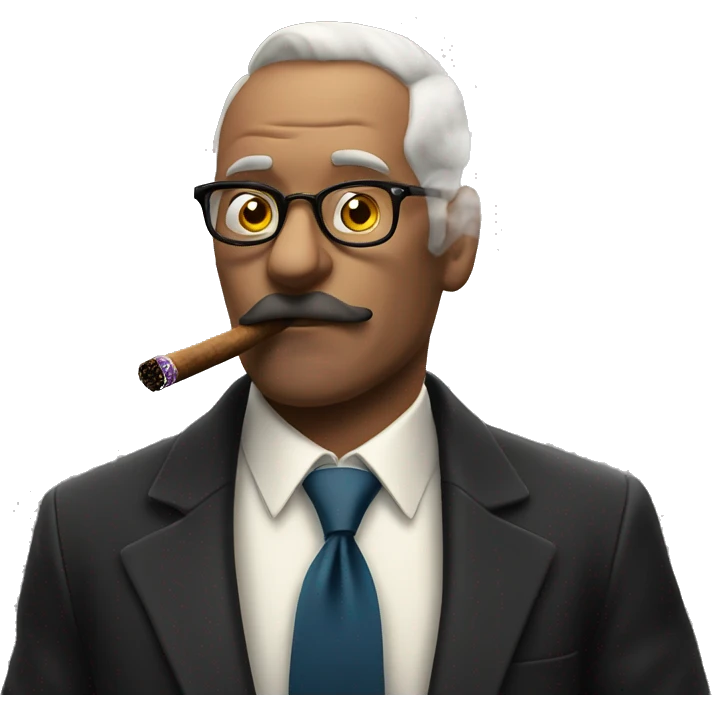 Sigma smoking cigar  emoji