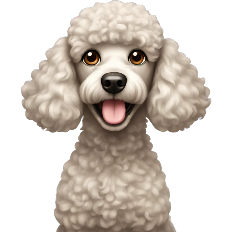 Poodle emoji