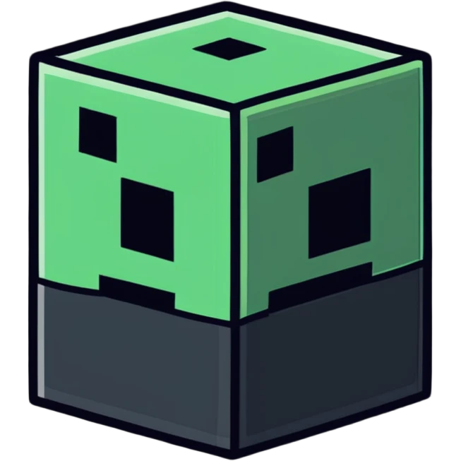 Minecraft block with texture emoji