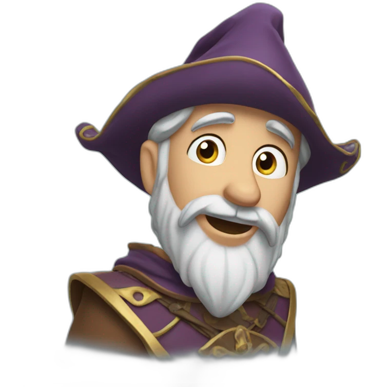 merlin l'enchanteur qui chante emoji