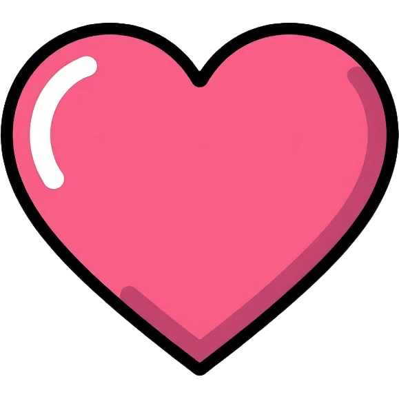 volunteer symbol in pink color emoji