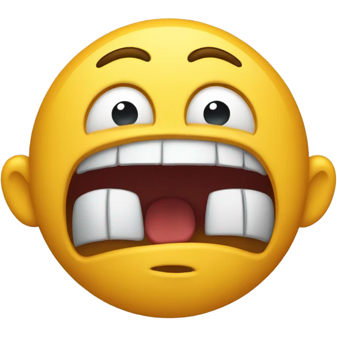 Person screaming  emoji
