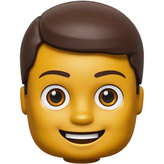Black boy Lego head  emoji