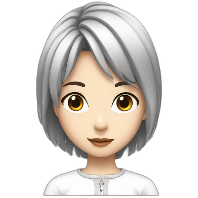 fille de manga emoji