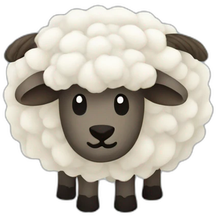 Sheep sweater emoji