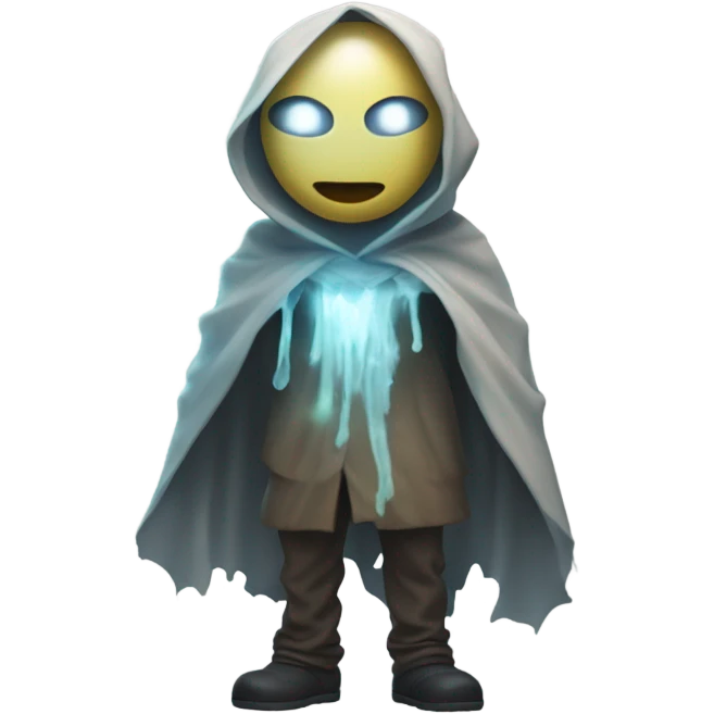 scary ghost emoji
