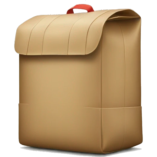 food delivery backpack emoji