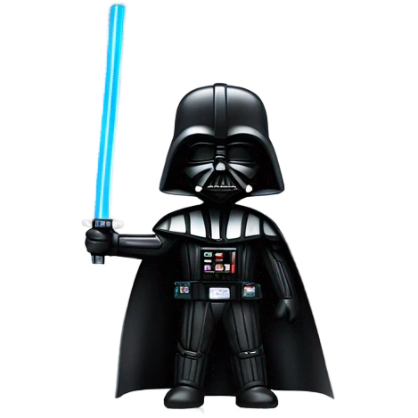 un mini darth vader emoji