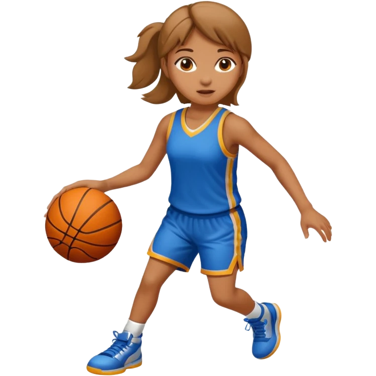basketball playing girl emoji