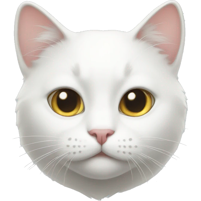 white cat emoji