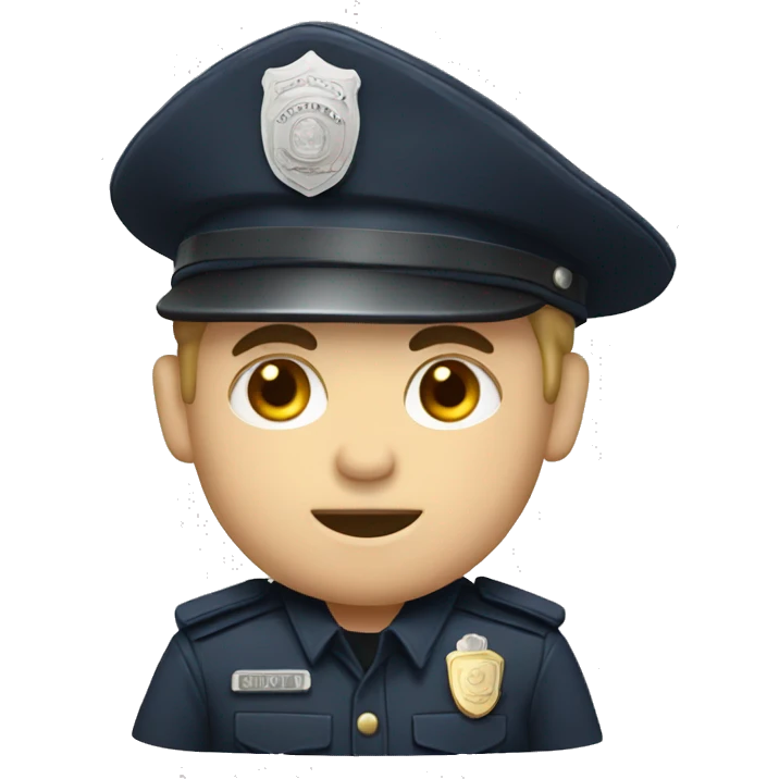 Policier mort emoji