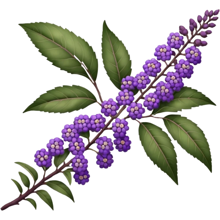 buddleja branch emoji