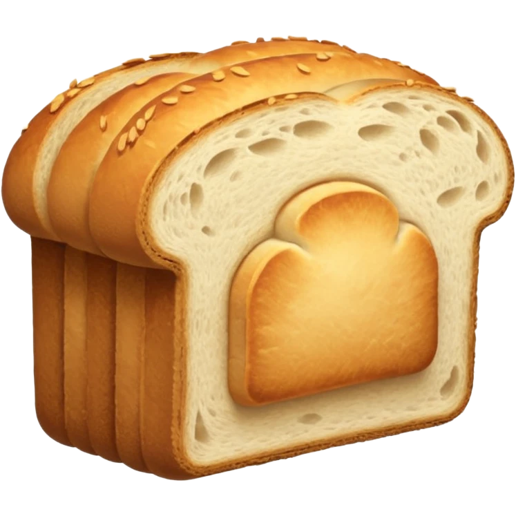 хлеб нарезной emoji