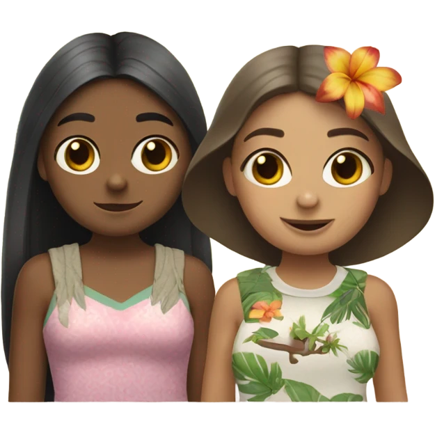 Three girls in Costa Rica wearing cute outfits with a sloth on one girl’s shoulder  emoji