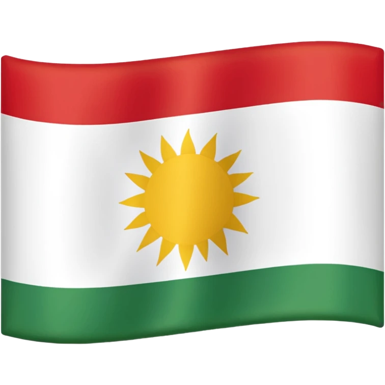 Kurdistan flag emoji