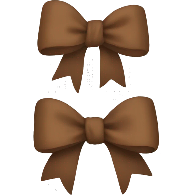Brown Bow emoji