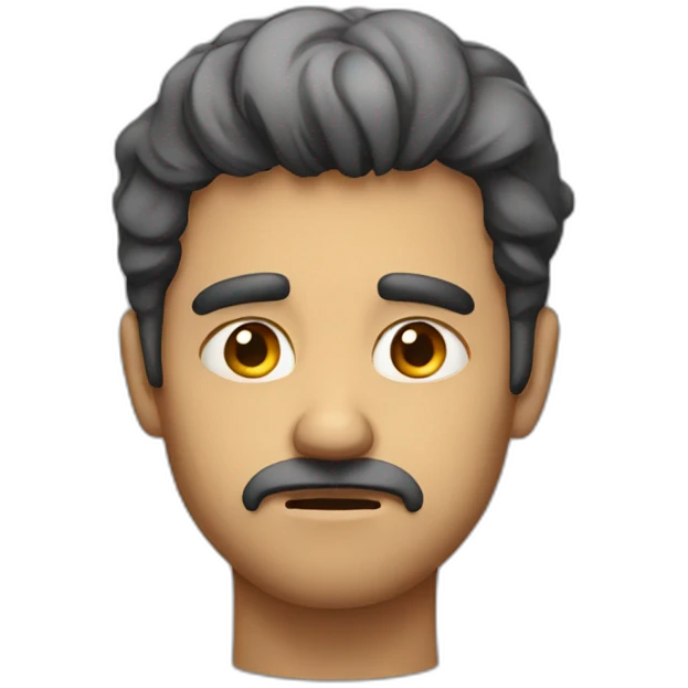 Sad man emoji