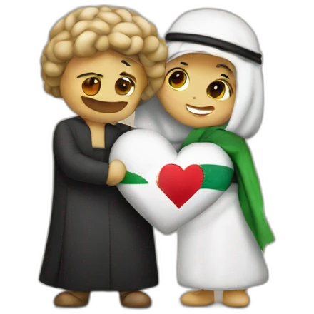 Love Palestine emoji