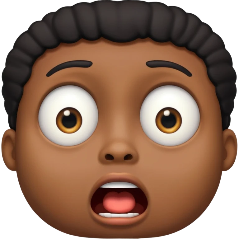 over react black person emoji