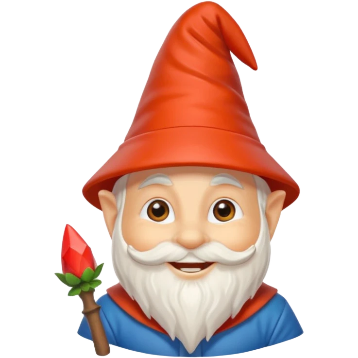 garden ornamental gnome orange emoji
