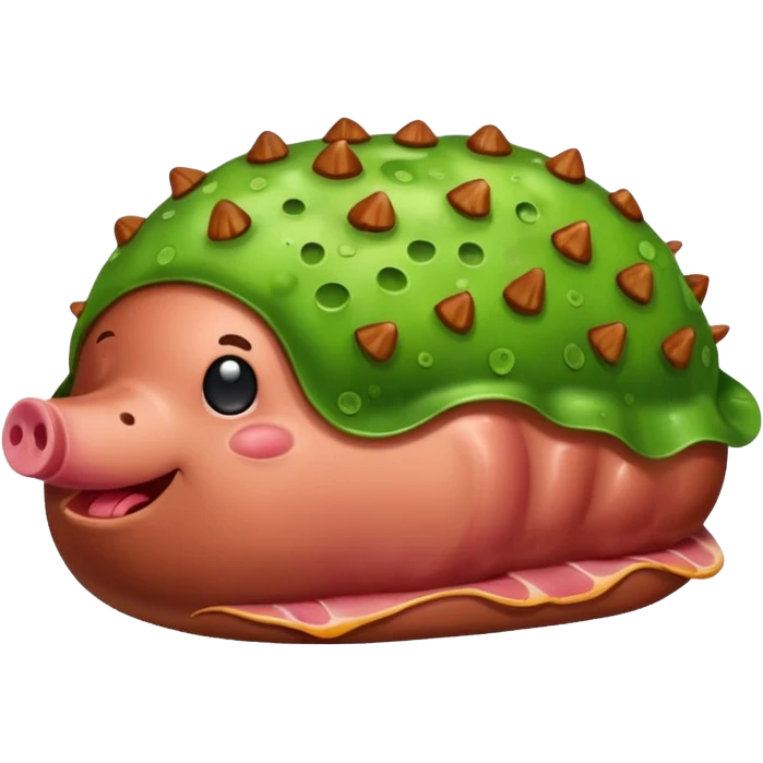 rotting ham emoji