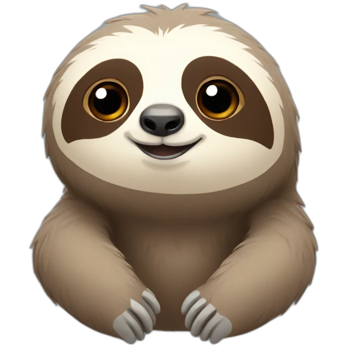 Cute sloth  emoji