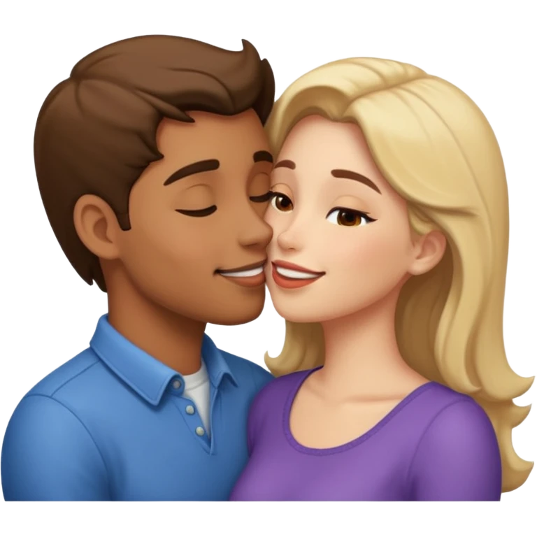 Kissing emoji