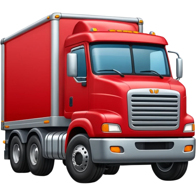 semi truck emoji