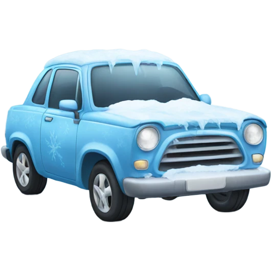 Frozen Car emoji