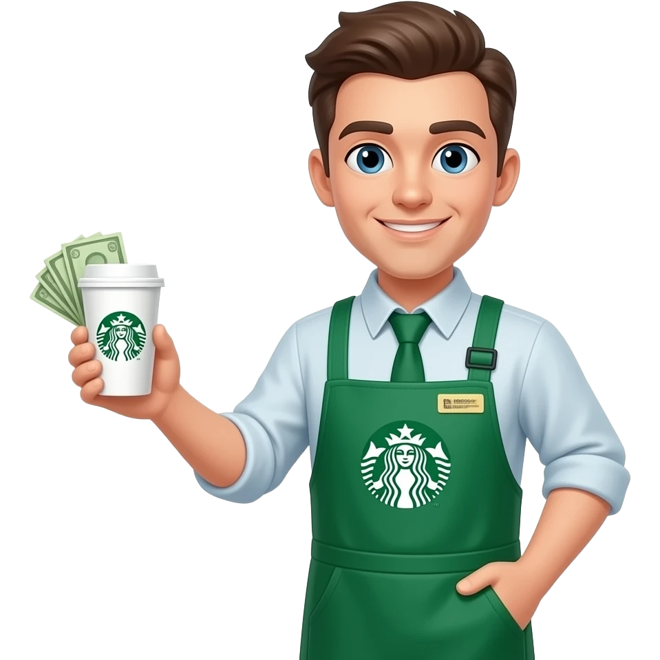 tall small money starbucks emoji
