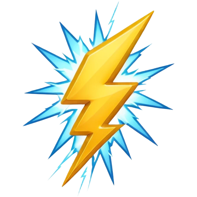 lightning bolt emoji